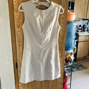 Abercrombie & Fitch Cream Mini Dress